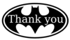 Thank You Batman 2 Clip Art