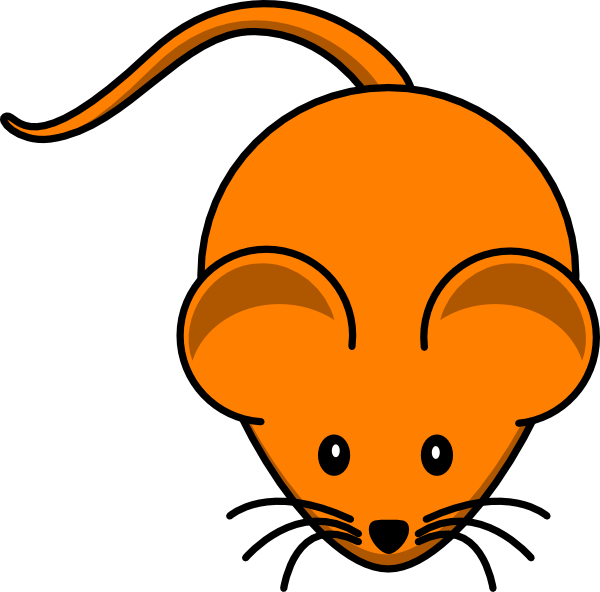 Orange Mouse Clip Art at Clker.com - vector clip art online, royalty free &  public domain