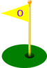 Golf Flag 0 Hole Clip Art