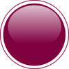 Glossy Purple Circle Button Clip Art