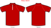 Polo Shirt Red With Zipper Clip Art