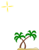 Double Palm Beach Clip Art