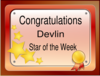 Star Of The Week Certificate Clip Art