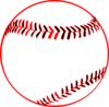 Red Baseball Clip Art