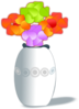Flowers In Vase 2 Clip Art