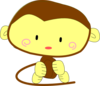 Brown Monkey Clip Art
