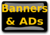 Banners & Ads Black Clip Art