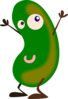 Cartoon Bean Clip Art at Clker.com - vector clip art online, royalty