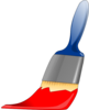 Paintbrush Red Clip Art