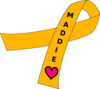 Ribbon For Childhood Cancer Clip Art