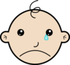 Baby Crying Clip Art