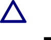 Blue Warning Sign Clip Art