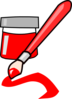 Red Paint Clip Art