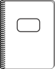 White Notepad Clip Art