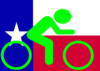 Texas Flag Bike Clip Art