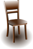 Wood Chair Clip Art