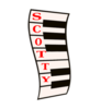 Scotty Jazz Keys Clip Art
