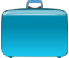 Blue Suitcase Clip Art
