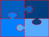 Square Jigsaw Puzzle Clip Art