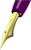 Purple Pen Clip Art