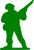 Green Soldier Clip Art