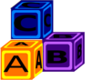 Abc Blocks Clip Art