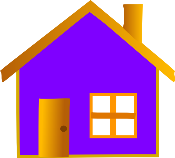 purple house clip art - photo #19