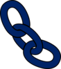 Royal Blue Chain Clip Art