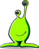 Green Alien Clip Art