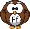 Ff Owl Clip Art