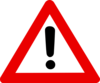Caution Green Logo Clip Art