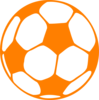 Orange Football Clip Art
