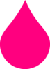 Cherry Pink Drop Clip Art
