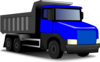 Camionbleu Clip Art