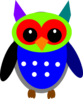Purple Gray Owl Me Clip Art