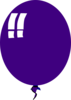 Purple Balloon Clip Art