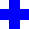 Dark Blue Cross Clip Art