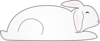 White Bunny Rabbit Clip Art
