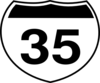 Interstate Sign 3 Clip Art