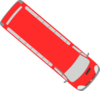 Red Bus - 320 Clip Art