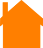 Orange House Clip Art