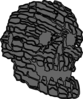 Skull Rock 2 Clip Art