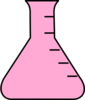 Lighter Pink Flask Clip Art