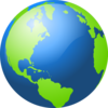 Large Blue And Green Earth Clip Art