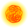 Spiral Sun Clip Art