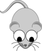 Mouse Looking Straight Clip Art