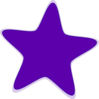 Purple Star Clip Art