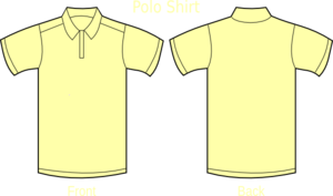 Polo Shirt Pale Yellow Clip Art at Clker.com - vector clip art online,  royalty free & public domain