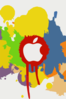 Apple Color Splash Effect Iphone Wallpaper Ilikewallpaper Com Clip Art