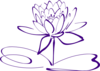 Purple Lotus Clip Art